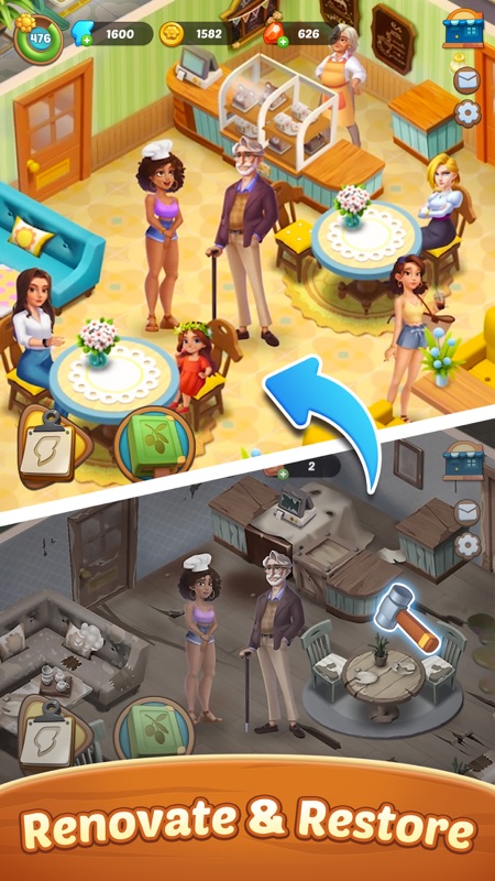 Seaside Escape®: Merge & Story screenshot 4