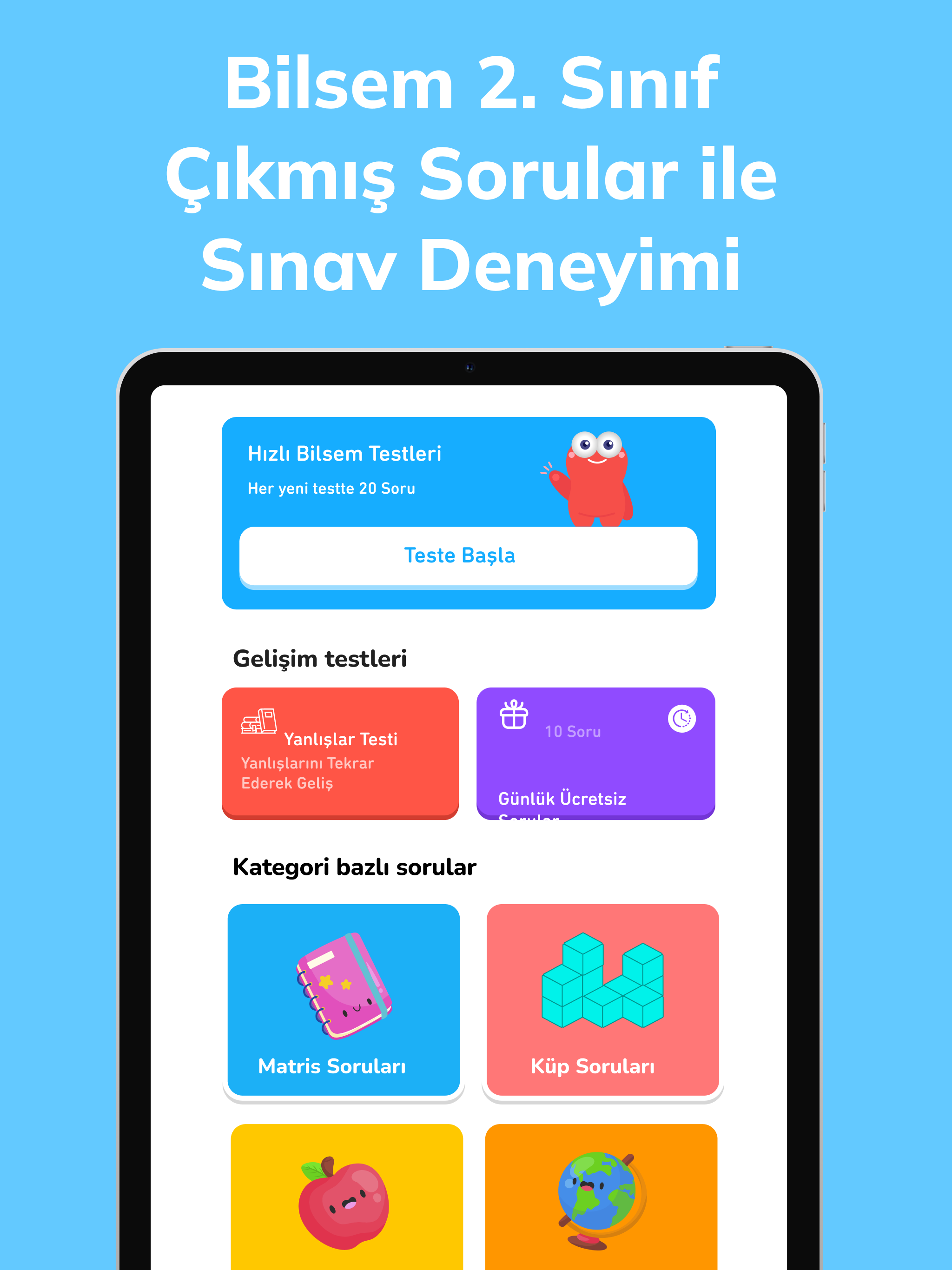 2.Sınıf Bilsem Sınavı Hazırlık