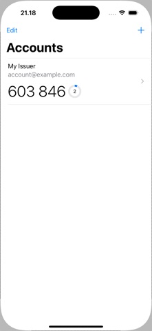My Authenticator Screenshot 1 of 3