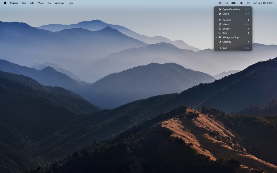 #2. FaceView Preview (macOS) Ved: Emir Yalcinkaya