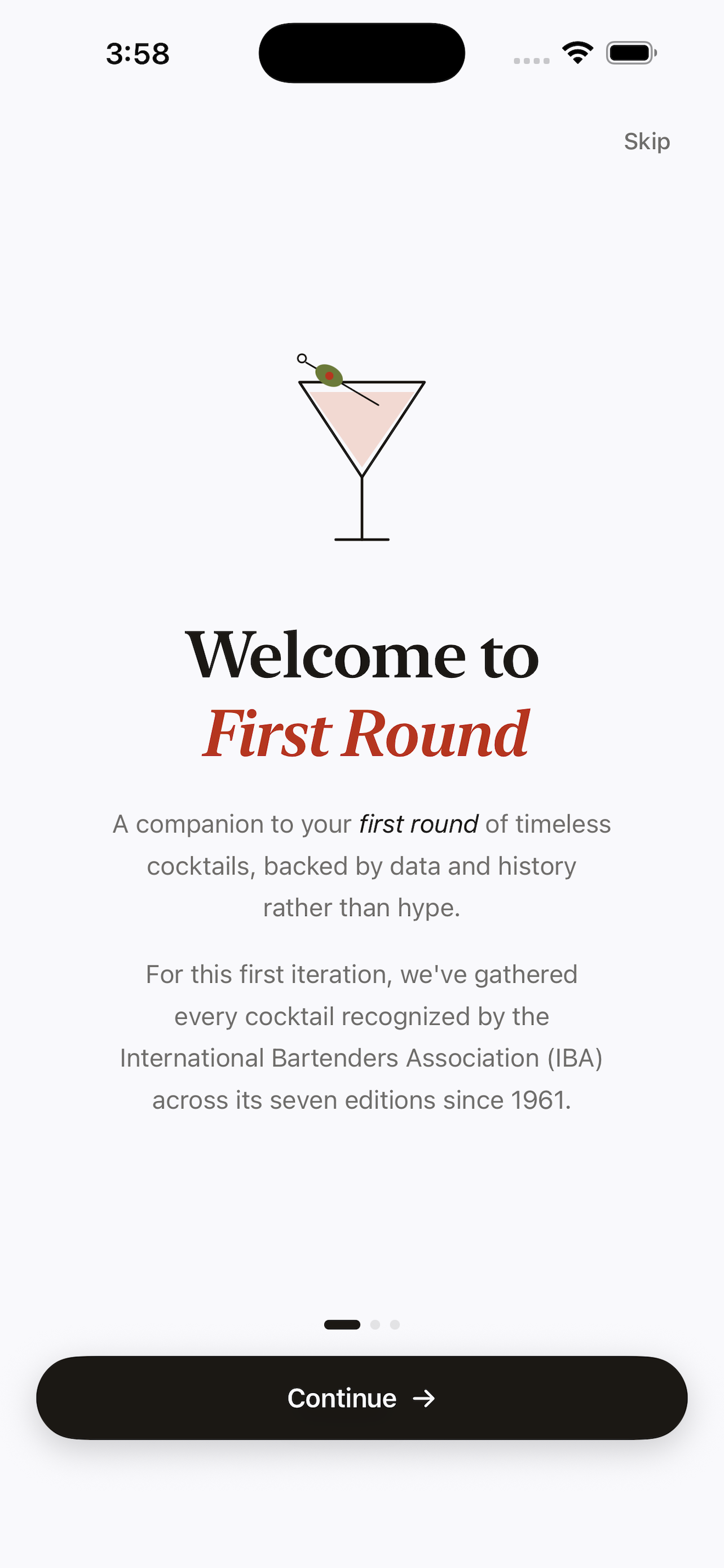 First Round Cocktails screenshot 6