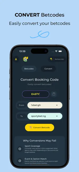 Betcode - Convert betcodes screenshot 2