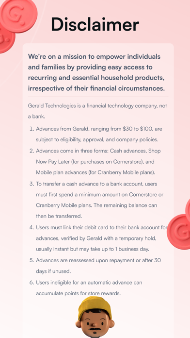 Gerald Cash Advance & BNPL App Screenshot