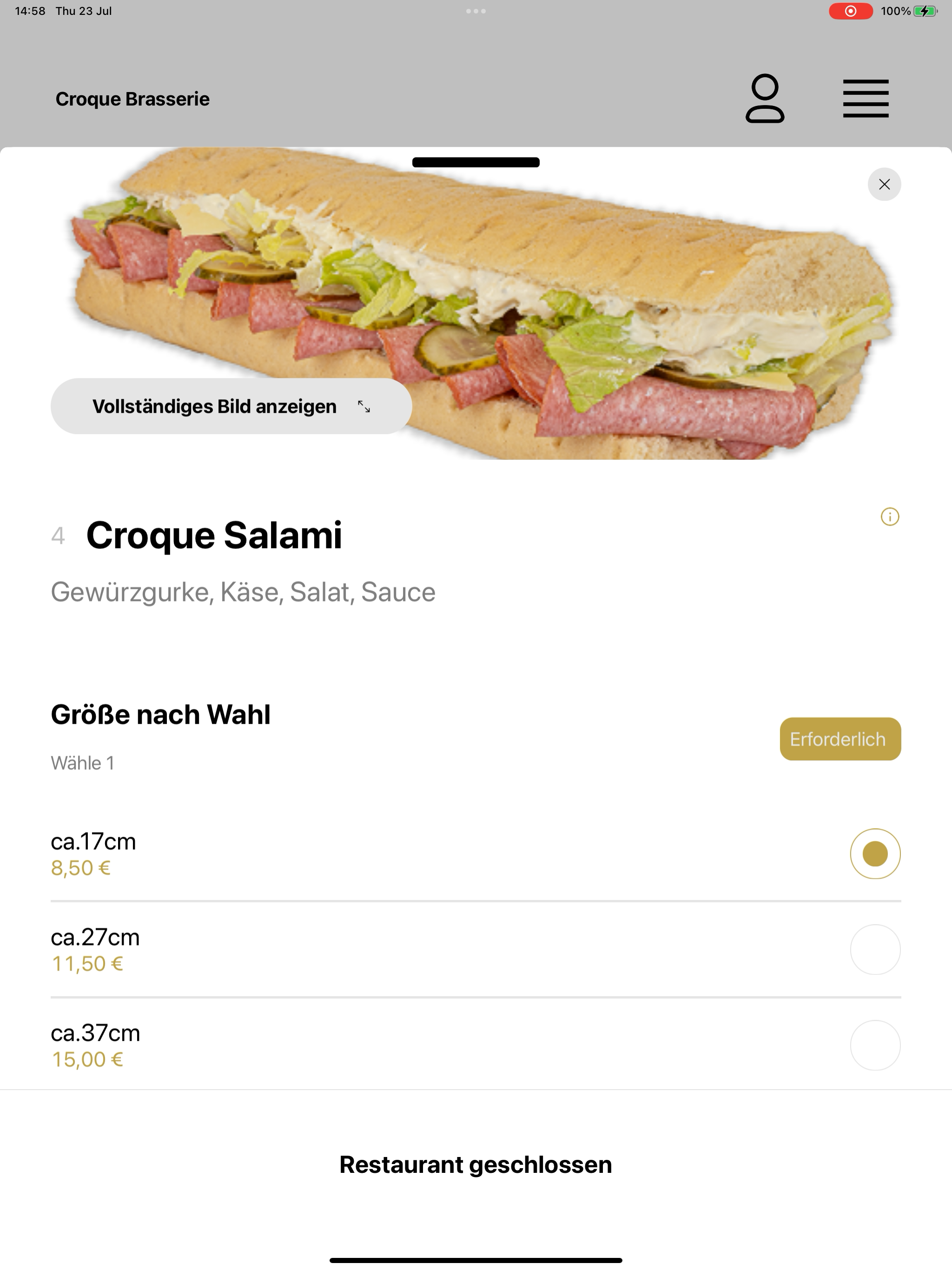Croque Brasserie screenshot 8