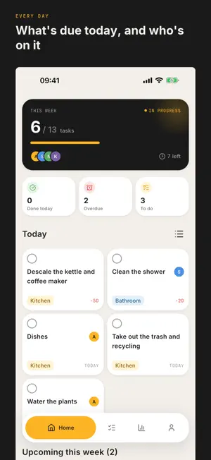 Bunkly: Household Chore Chart screenshot 1