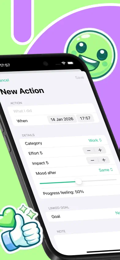 The tea app - Action Journal screenshot 4