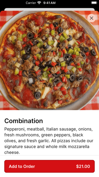 Italian To Go / Bit Of Italy iPhone screenshot 3 - Food & Drink app