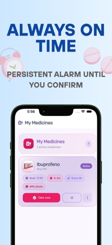 Pill Reminder Simple alert Screenshot 2 of 5