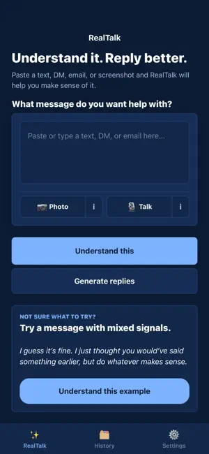 RealTalk: Reply Smarter screenshot 3