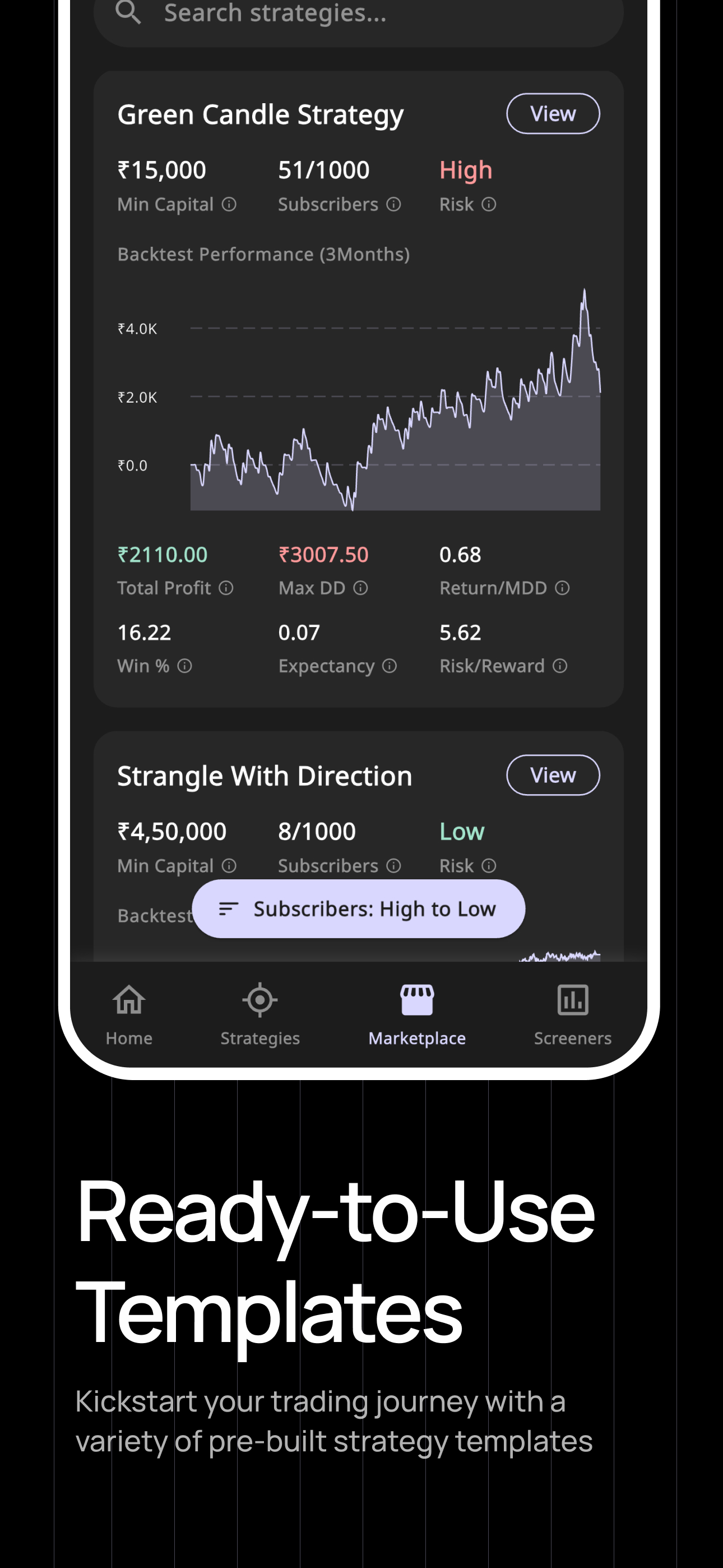 Tradlgo: Algo Trade & Screener screenshot 3