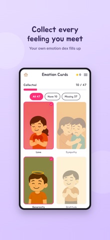 Emotion Cards: What Feeling? iPhone screenshot