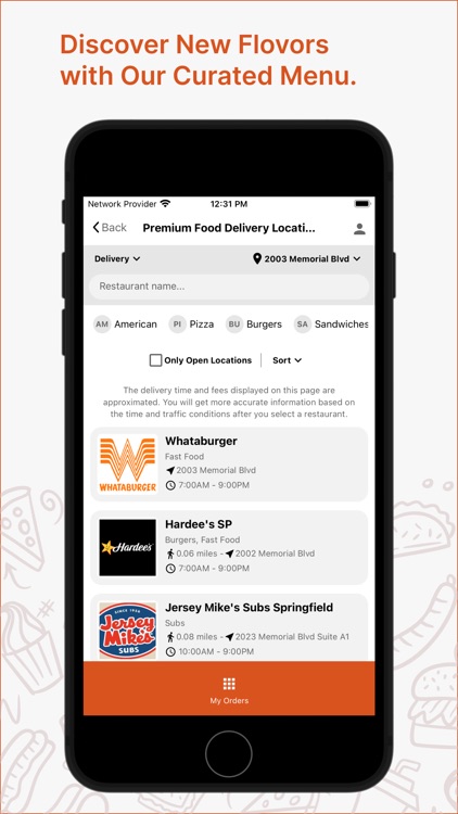 Premium Food Delivery LLC.