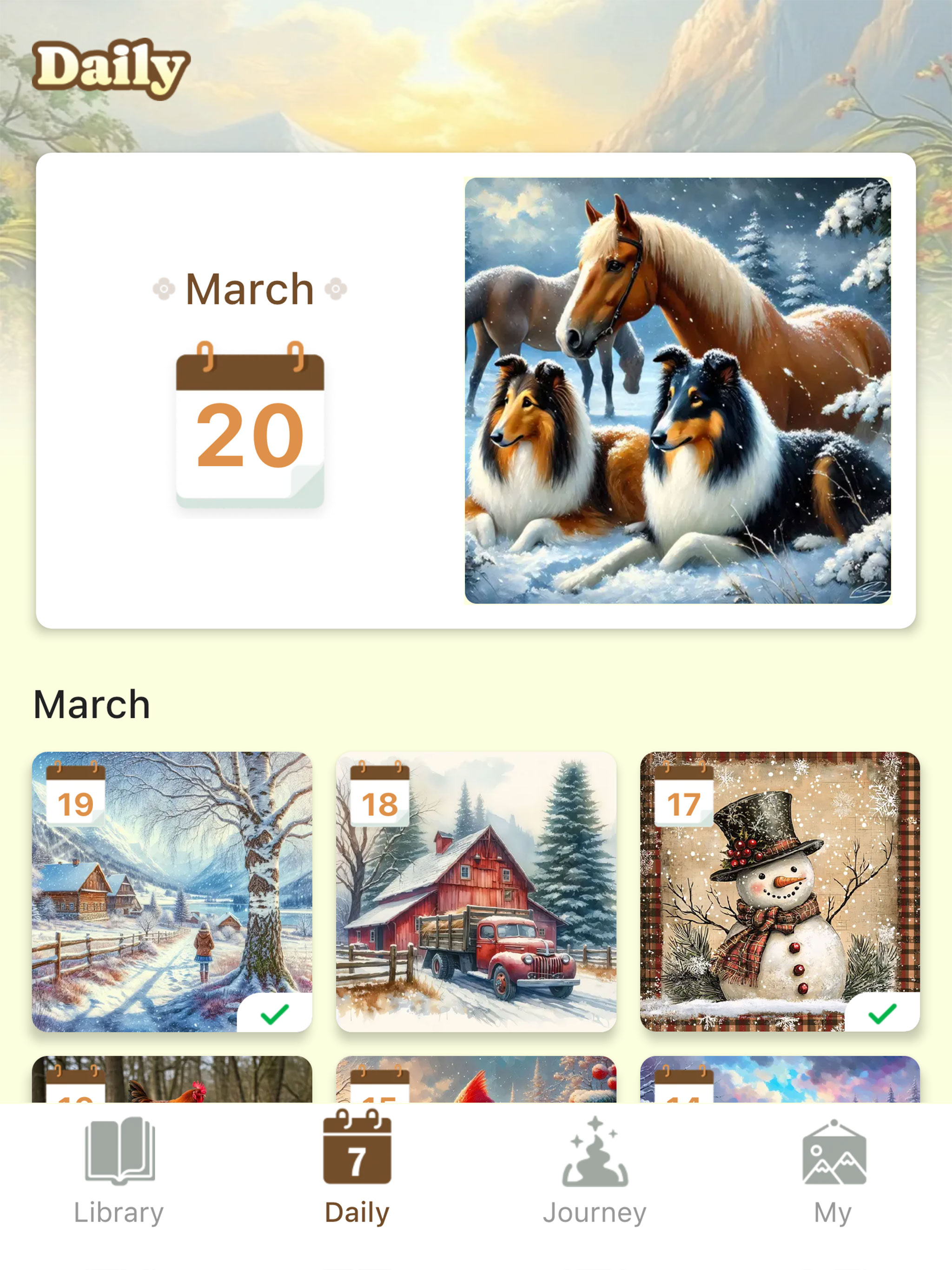 Nature Puzzles Jigsaw Game screenshot 14