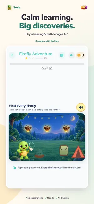 Totle: Kids Reading & Math screenshot 1