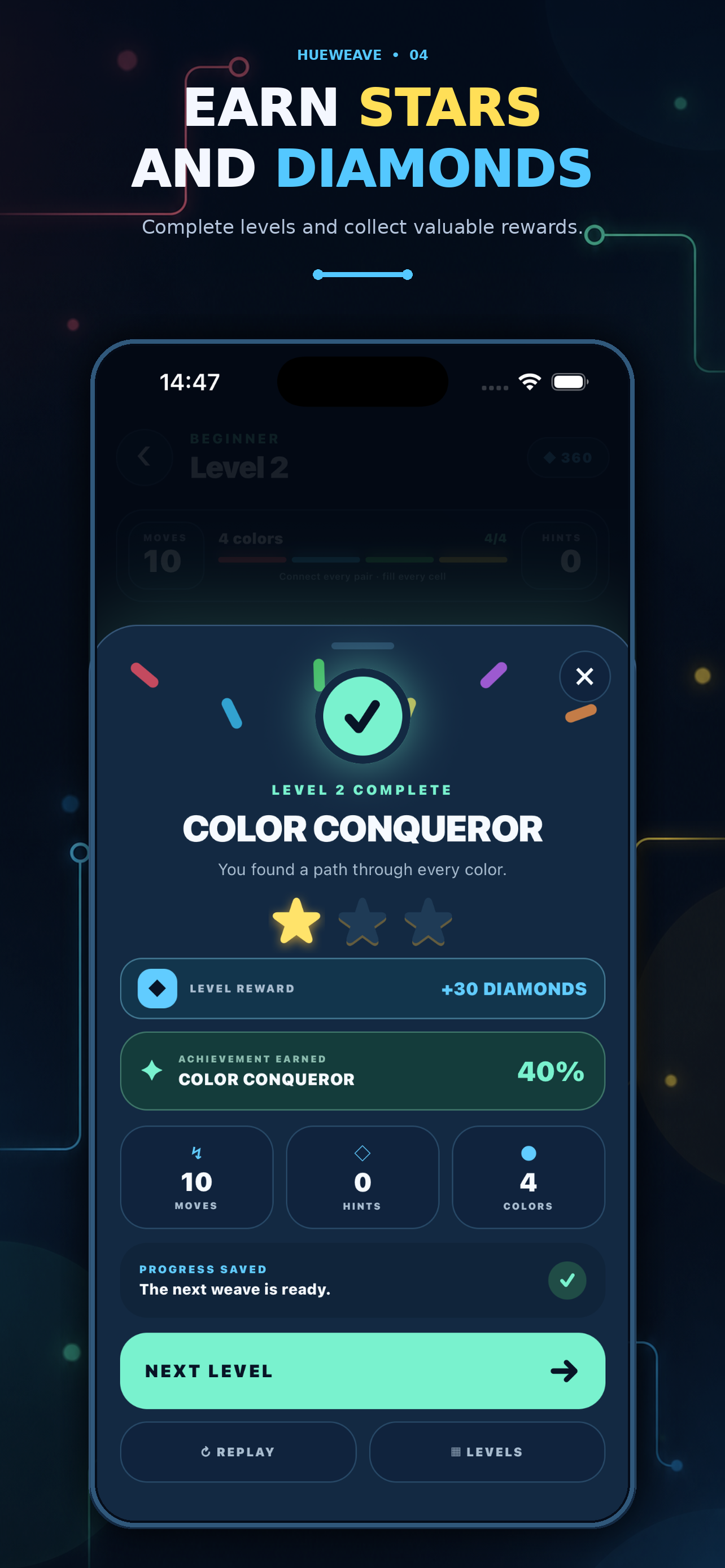 HueWeave: Connect the Dots screenshot 5