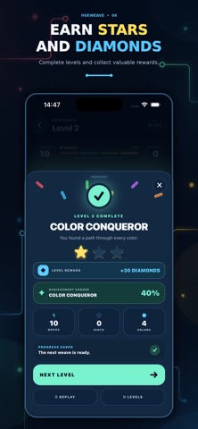 HueWeave: Connect the Dots iPhone screenshot