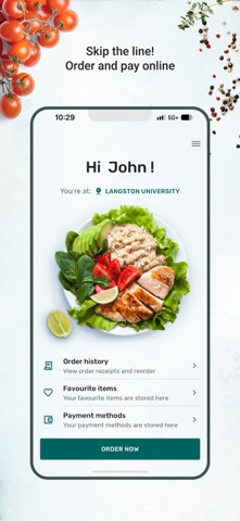 order+eat campus dining Screenshot 2 of 5