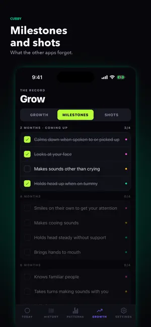 Cubby Baby Tracker screenshot 4