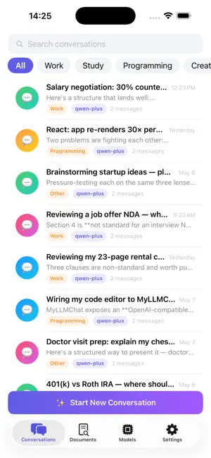 MyLLMChat screenshot 1
