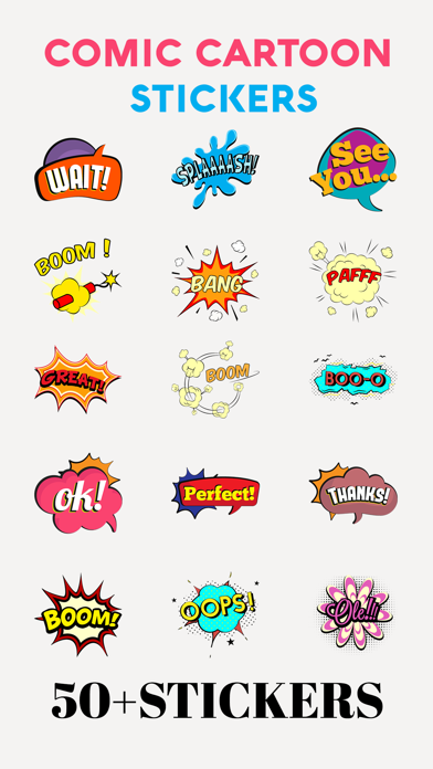 Comic Cartoon Stickers Screenshot