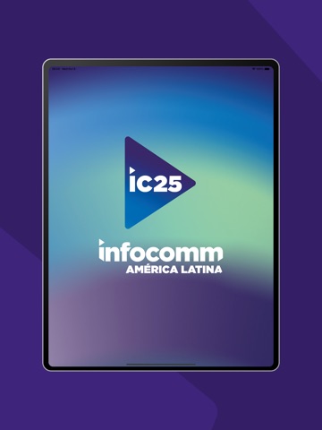 InfoComm América Latina 2025 iPad screenshot