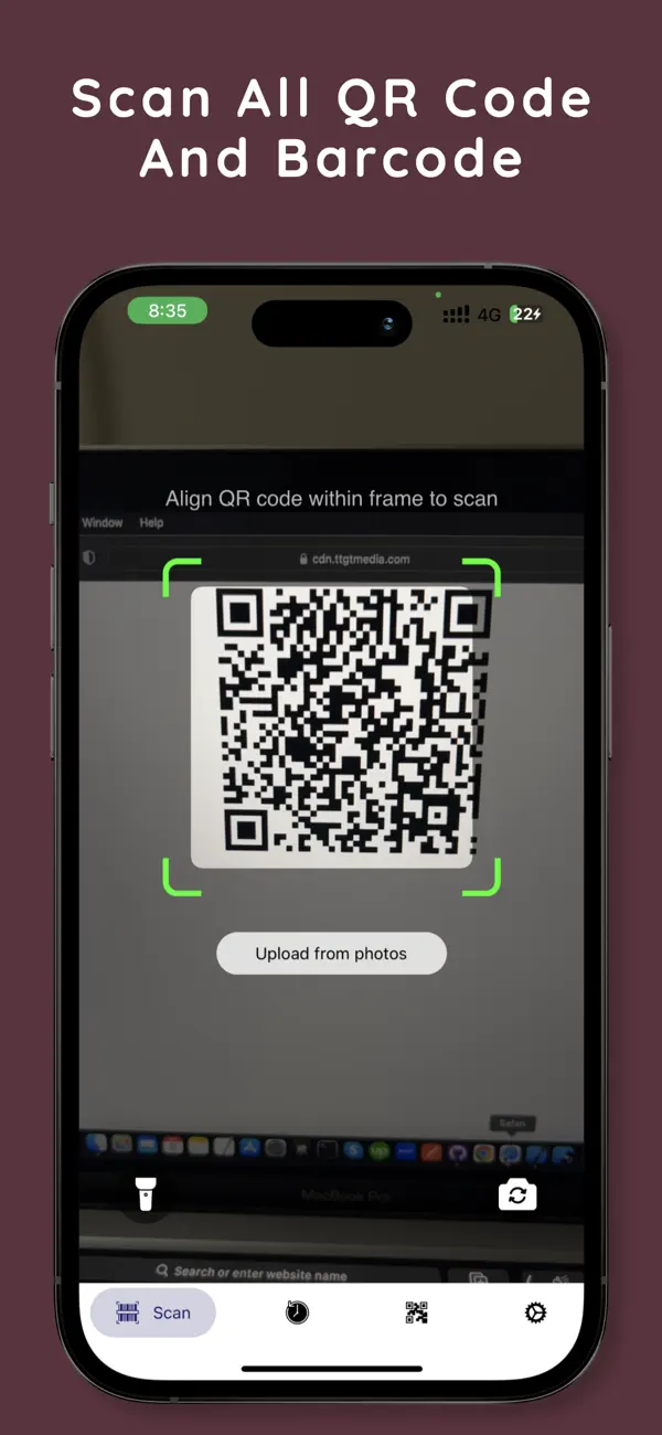 #1. QR Code Scanner & Reader - (iOS) Ved: Ravi Kakadiya