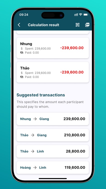 Bill Share for trips & events screenshot-3