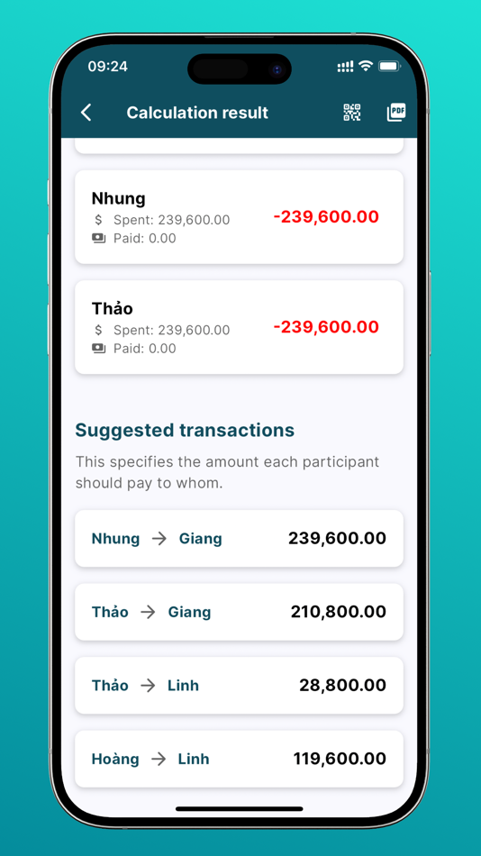#4. Bill Share for trips & events (iOS) 由: Thinh Nguyen Duc