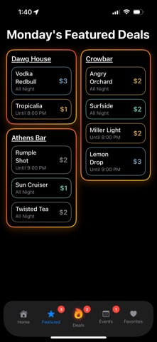 OnTap - Nightlife Simplified screenshot