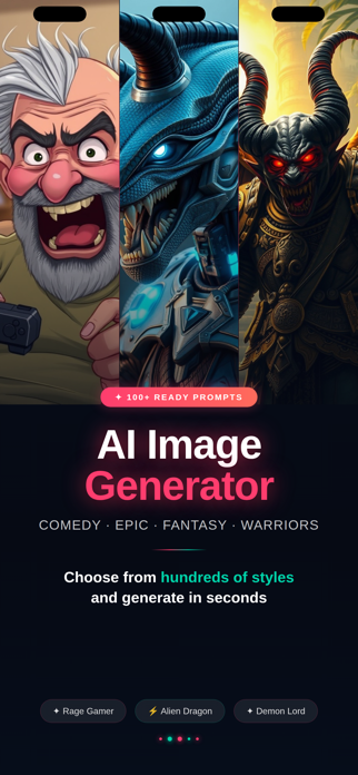 AI Image Generator & Edit Aren Screenshot 1 of 7
