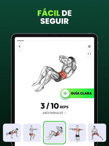 Gymax: Entrenamiento Muscular iPad screenshot 9