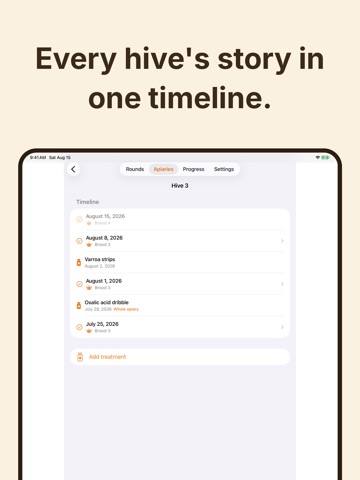 HiveRounds: Hive Inspections iPad screenshot