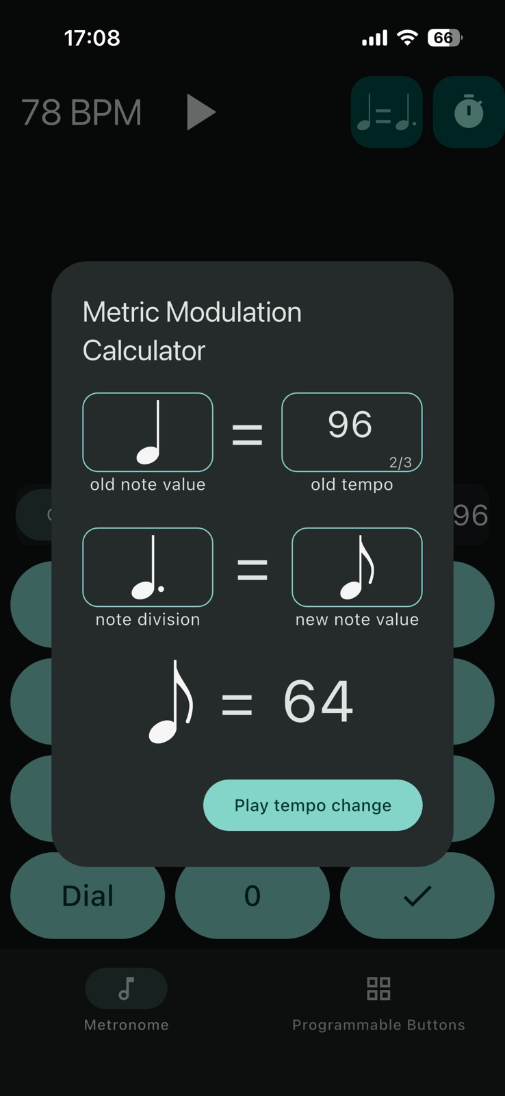 Programmable Metronome iphone screenshot 3