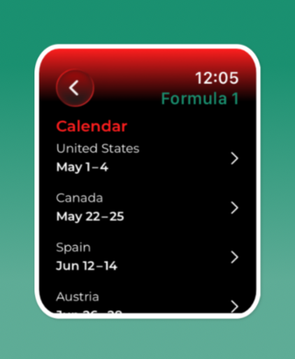 Motorsports Widgets