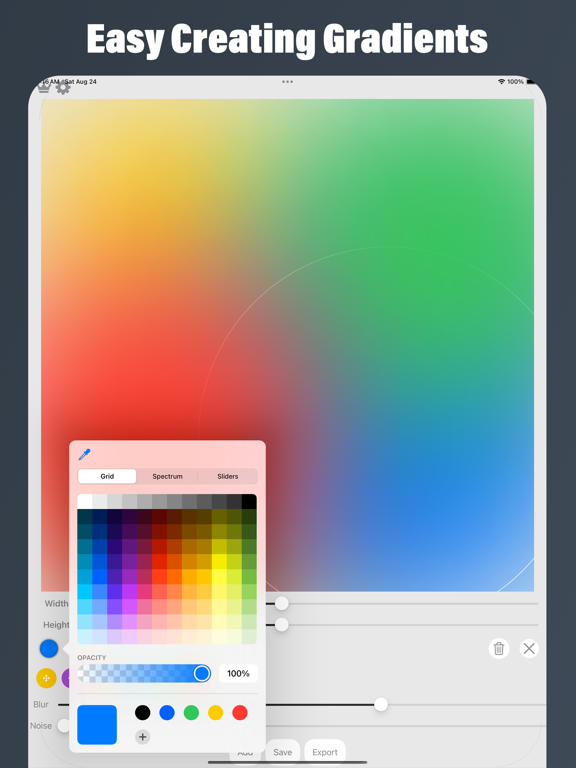 Screenshot #4 pour Color Gradient - Card Tool