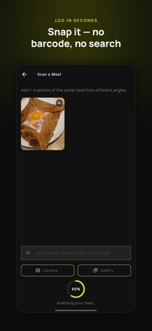 TabetAI -  AI Calorie Tracker iPhone screenshot