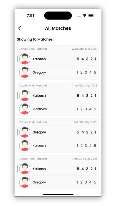 League of Tennis Screenshot