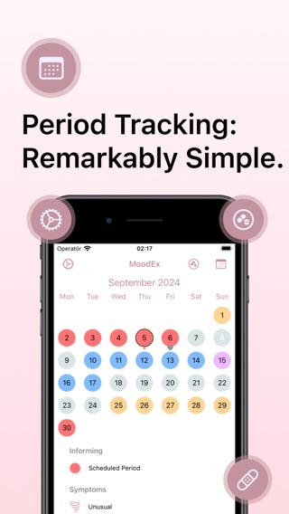 MoodEx: Period & PMS Trackerのおすすめ画像1