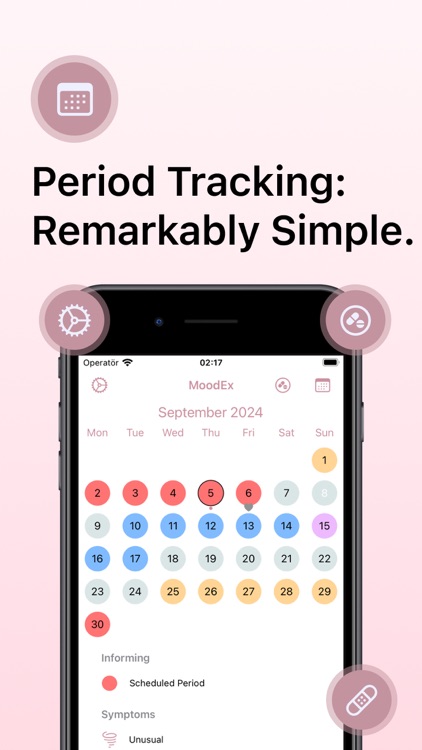MoodEx: Period & PMS Tracker