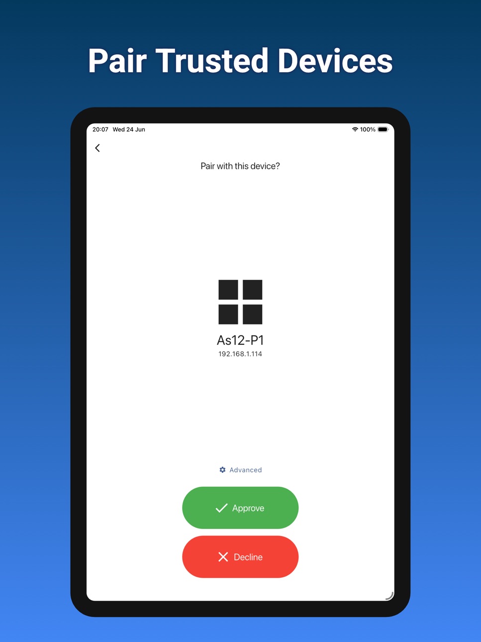 iPad screenshot
