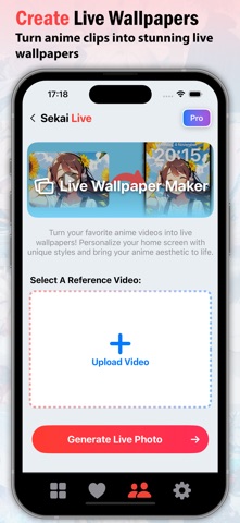 Sekai Anime Live Wallpapers screenshot