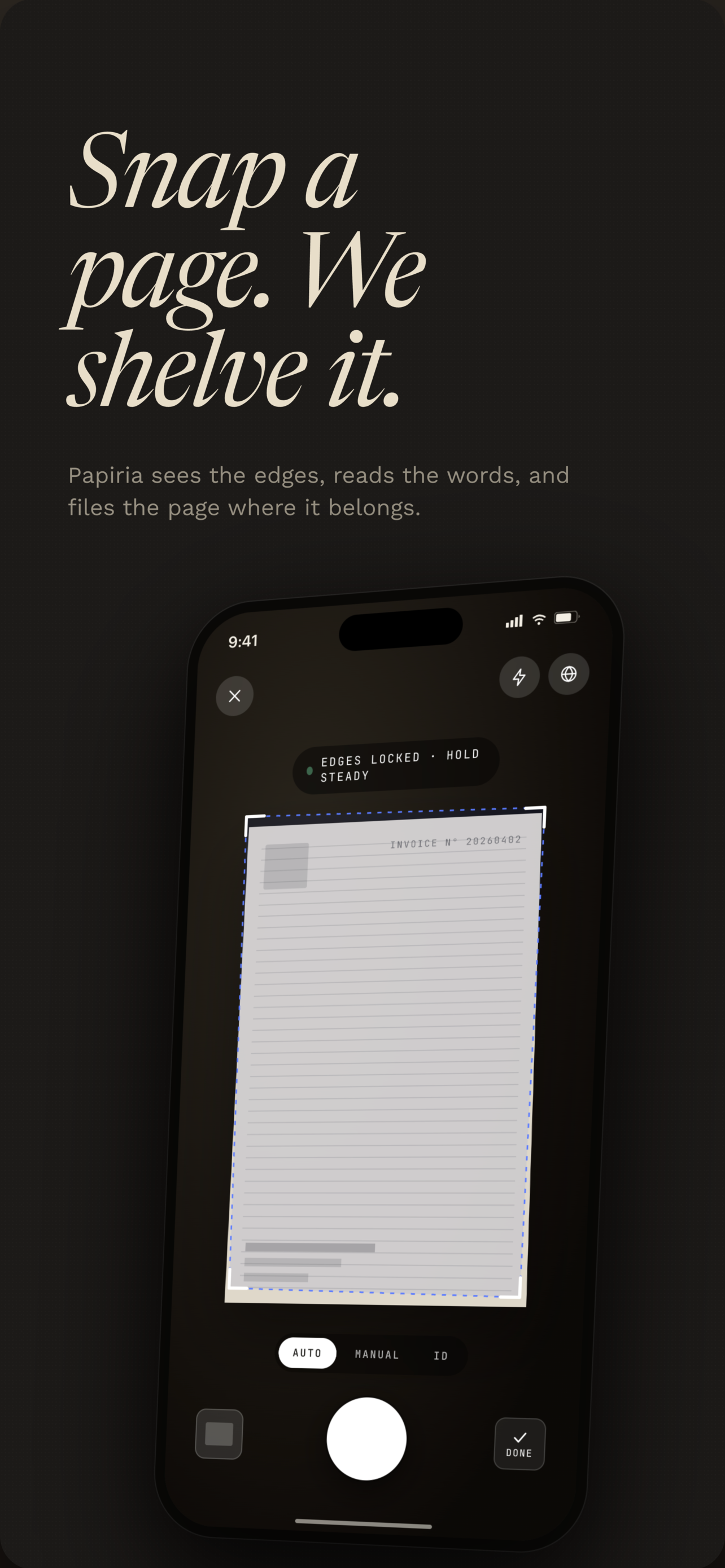 Papiria: Scan, File, Remind screenshot 2