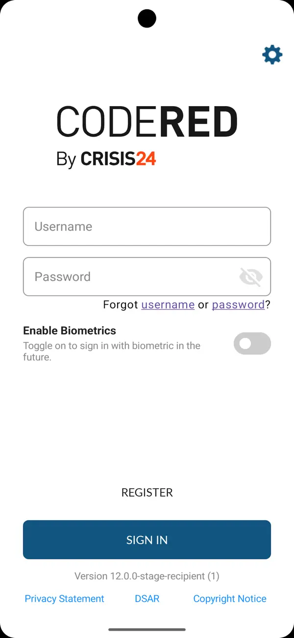 Screenshot #1 pour CodeRED Public Alerts