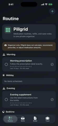 Pillgrid Screenshot 1 of 4