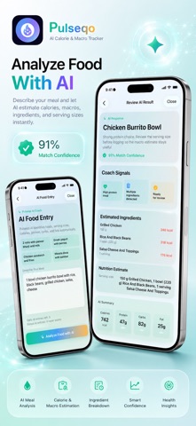 Pulseqo: Calorie Tracker Screenshot 2 of 8