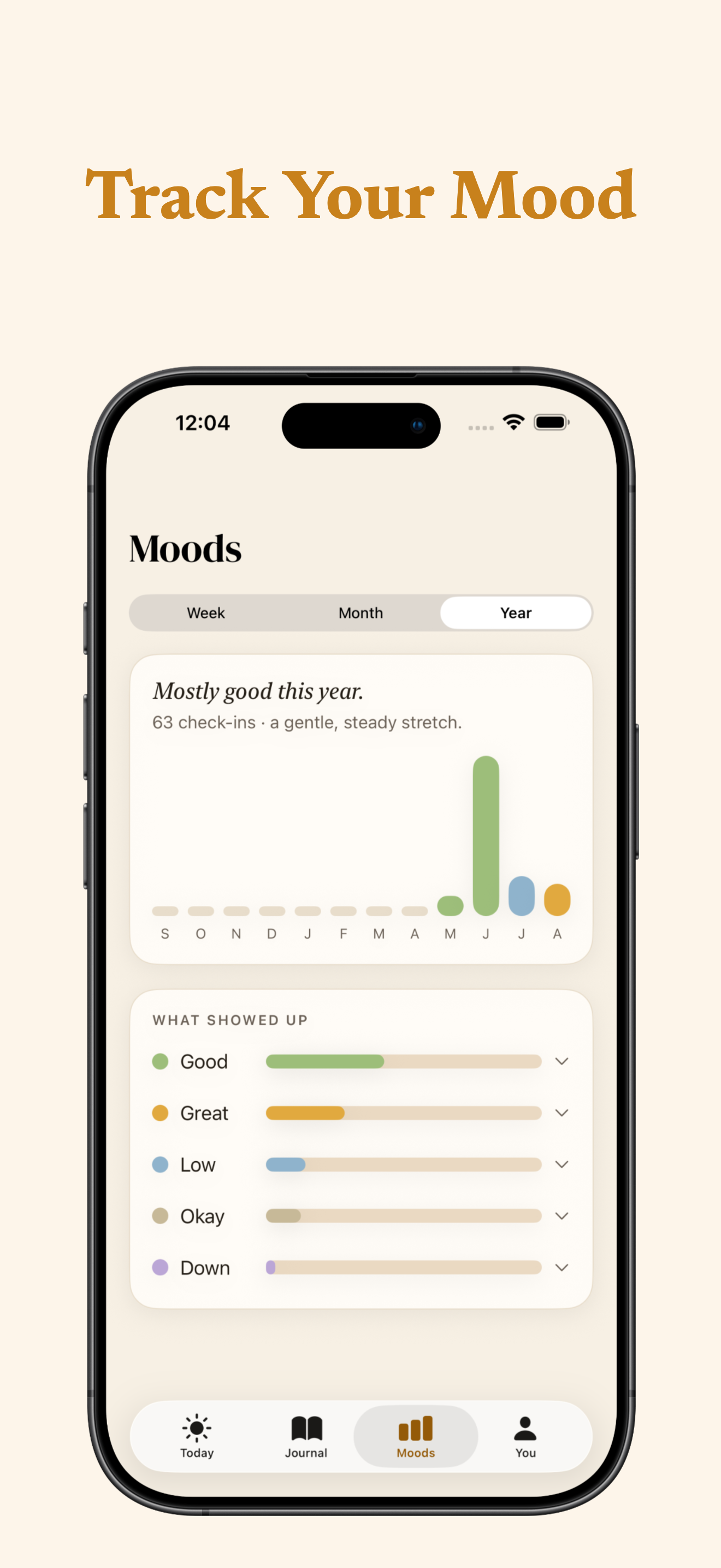 Sunlit - Journal & Mood Log screenshot 2
