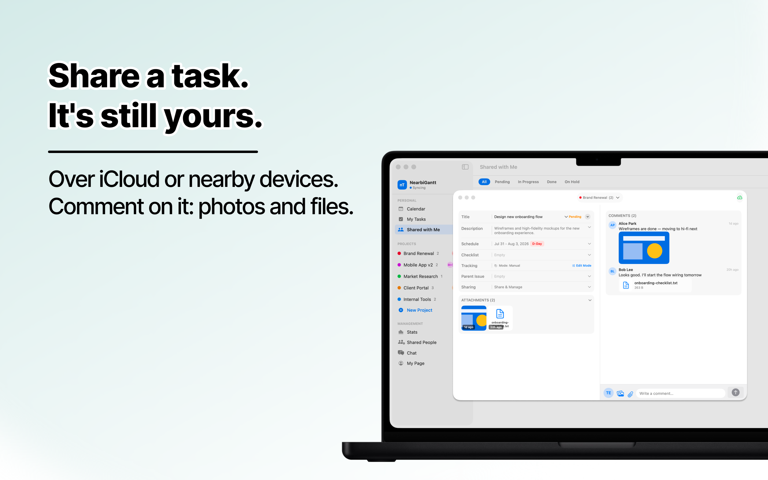 NearbiGantt: Gantt & Tasks screenshot 11