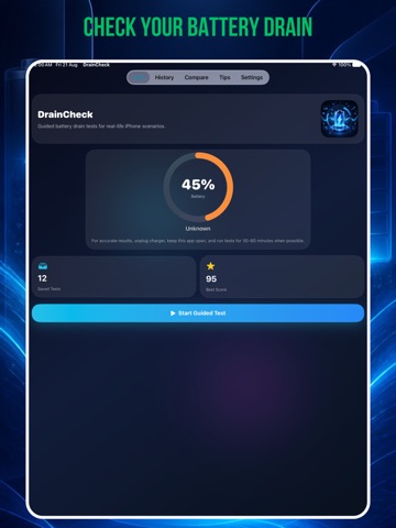 Battery Drain Check