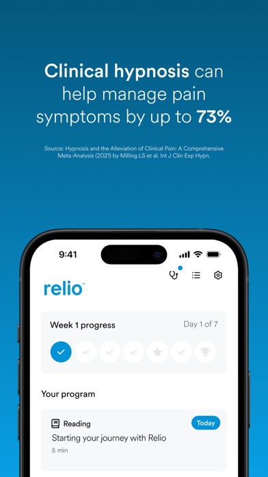 Relio: Back Pain Management Screenshot