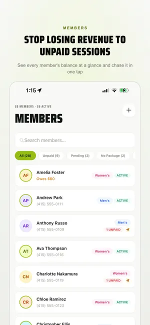 CoachDesk HQ: Gym Manager screenshot 2